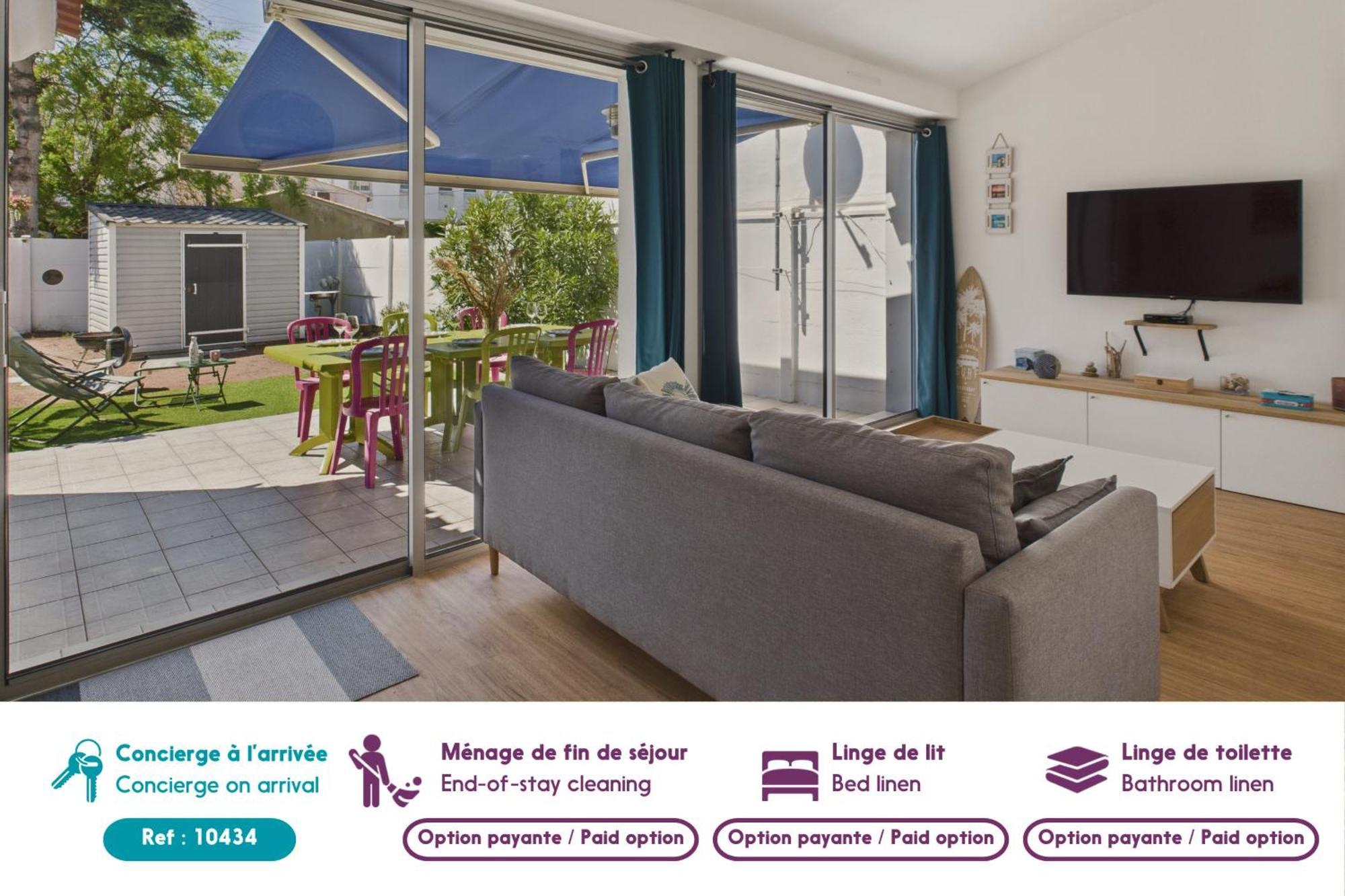 Entre Coeur De Ville Et Plage, Maison Pour 8 Saint-Gilles-Croix-de-Vie Zewnętrze zdjęcie